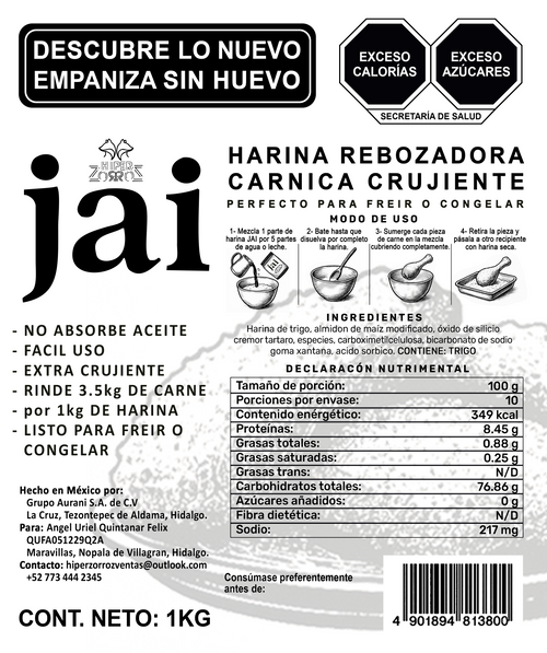 Jai Harina Rebozadora