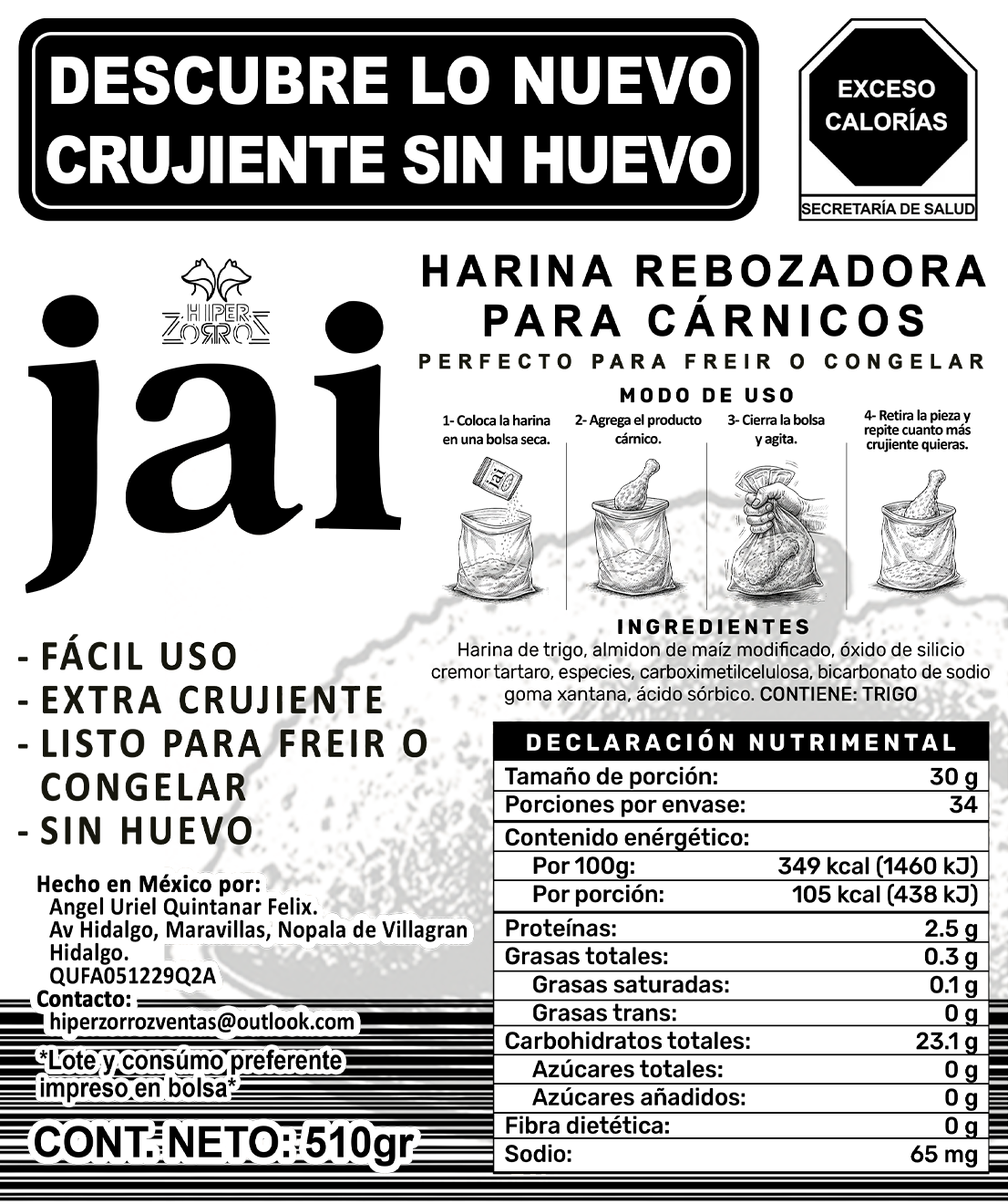Jai Harina Rebozadora